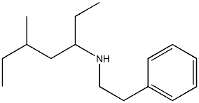 (5-methylheptan-3-yl)(2-phenylethyl)amine Structure