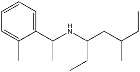 (5-methylheptan-3-yl)[1-(2-methylphenyl)ethyl]amine 구조식 이미지