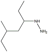 (5-methylheptan-3-yl)hydrazine Structure