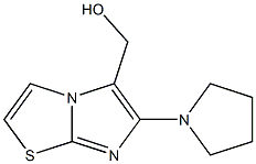 (6-pyrrolidin-1-ylimidazo[2,1-b][1,3]thiazol-5-yl)methanol Structure