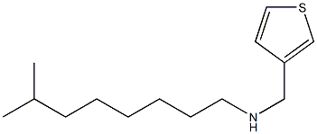 (7-methyloctyl)(thiophen-3-ylmethyl)amine Structure