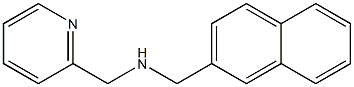 (naphthalen-2-ylmethyl)(pyridin-2-ylmethyl)amine Structure