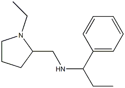 [(1-ethylpyrrolidin-2-yl)methyl](1-phenylpropyl)amine Structure