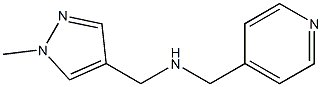 [(1-methyl-1H-pyrazol-4-yl)methyl](pyridin-4-ylmethyl)amine Structure