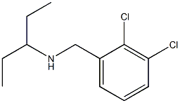 [(2,3-dichlorophenyl)methyl](pentan-3-yl)amine Structure