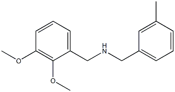 [(2,3-dimethoxyphenyl)methyl][(3-methylphenyl)methyl]amine Structure