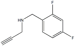 [(2,4-difluorophenyl)methyl](prop-2-yn-1-yl)amine Structure