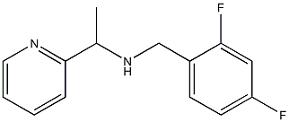 [(2,4-difluorophenyl)methyl][1-(pyridin-2-yl)ethyl]amine Structure