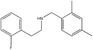 [(2,4-dimethylphenyl)methyl][2-(2-fluorophenyl)ethyl]amine Structure