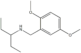 [(2,5-dimethoxyphenyl)methyl](pentan-3-yl)amine Structure