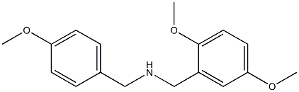 [(2,5-dimethoxyphenyl)methyl][(4-methoxyphenyl)methyl]amine 구조식 이미지