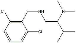 [(2,6-dichlorophenyl)methyl][2-(dimethylamino)-3-methylbutyl]amine 구조식 이미지