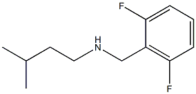 [(2,6-difluorophenyl)methyl](3-methylbutyl)amine Structure