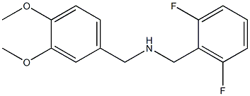 [(2,6-difluorophenyl)methyl][(3,4-dimethoxyphenyl)methyl]amine Structure