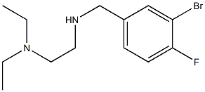 [(3-bromo-4-fluorophenyl)methyl][2-(diethylamino)ethyl]amine 구조식 이미지
