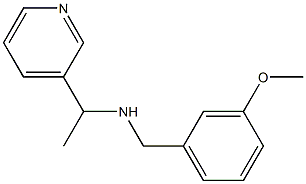 [(3-methoxyphenyl)methyl][1-(pyridin-3-yl)ethyl]amine 구조식 이미지