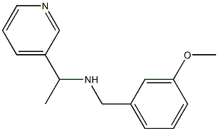 [(3-methoxyphenyl)methyl][1-(pyridin-3-yl)ethyl]amine Structure