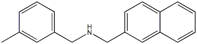 [(3-methylphenyl)methyl](naphthalen-2-ylmethyl)amine Structure
