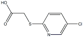 [(5-chloropyridin-2-yl)thio]acetic acid Structure