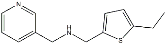 [(5-ethylthiophen-2-yl)methyl](pyridin-3-ylmethyl)amine Structure