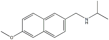 [(6-methoxynaphthalen-2-yl)methyl](propan-2-yl)amine Structure