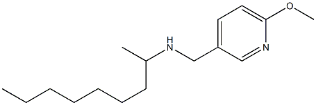 [(6-methoxypyridin-3-yl)methyl](nonan-2-yl)amine Structure