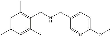 [(6-methoxypyridin-3-yl)methyl][(2,4,6-trimethylphenyl)methyl]amine Structure