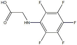 [(pentafluorophenyl)amino]acetic acid 구조식 이미지