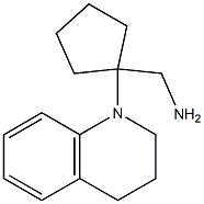 [1-(1,2,3,4-tetrahydroquinolin-1-yl)cyclopentyl]methanamine Structure