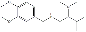 [1-(2,3-dihydro-1,4-benzodioxin-6-yl)ethyl][2-(dimethylamino)-3-methylbutyl]amine Structure