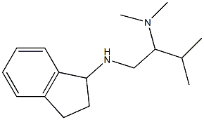 [1-(2,3-dihydro-1H-inden-1-ylamino)-3-methylbutan-2-yl]dimethylamine 구조식 이미지