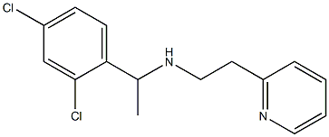 [1-(2,4-dichlorophenyl)ethyl][2-(pyridin-2-yl)ethyl]amine Structure