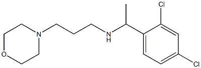 [1-(2,4-dichlorophenyl)ethyl][3-(morpholin-4-yl)propyl]amine Structure