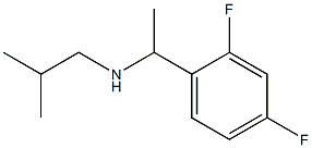 [1-(2,4-difluorophenyl)ethyl](2-methylpropyl)amine Structure