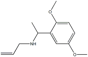 [1-(2,5-dimethoxyphenyl)ethyl](prop-2-en-1-yl)amine Structure