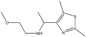[1-(2,5-dimethyl-1,3-thiazol-4-yl)ethyl](2-methoxyethyl)amine 구조식 이미지