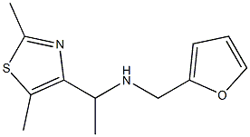 [1-(2,5-dimethyl-1,3-thiazol-4-yl)ethyl](furan-2-ylmethyl)amine 구조식 이미지