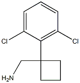 [1-(2,6-dichlorophenyl)cyclobutyl]methanamine Structure