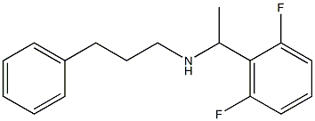 [1-(2,6-difluorophenyl)ethyl](3-phenylpropyl)amine Structure
