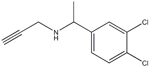 [1-(3,4-dichlorophenyl)ethyl](prop-2-yn-1-yl)amine Structure