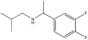 [1-(3,4-difluorophenyl)ethyl](2-methylpropyl)amine Structure