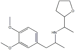 [1-(3,4-dimethoxyphenyl)propan-2-yl][1-(oxolan-2-yl)ethyl]amine Structure