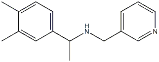 [1-(3,4-dimethylphenyl)ethyl](pyridin-3-ylmethyl)amine 구조식 이미지