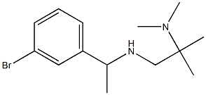 [1-(3-bromophenyl)ethyl][2-(dimethylamino)-2-methylpropyl]amine Structure
