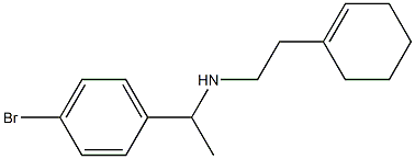 [1-(4-bromophenyl)ethyl][2-(cyclohex-1-en-1-yl)ethyl]amine 구조식 이미지