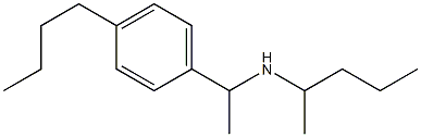 [1-(4-butylphenyl)ethyl](pentan-2-yl)amine Structure