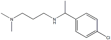 [1-(4-chlorophenyl)ethyl][3-(dimethylamino)propyl]amine 구조식 이미지