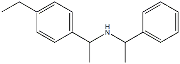 [1-(4-ethylphenyl)ethyl](1-phenylethyl)amine Structure