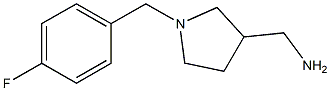 [1-(4-fluorobenzyl)pyrrolidin-3-yl]methylamine Structure