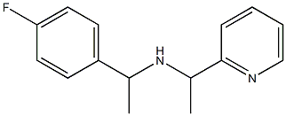 [1-(4-fluorophenyl)ethyl][1-(pyridin-2-yl)ethyl]amine 구조식 이미지